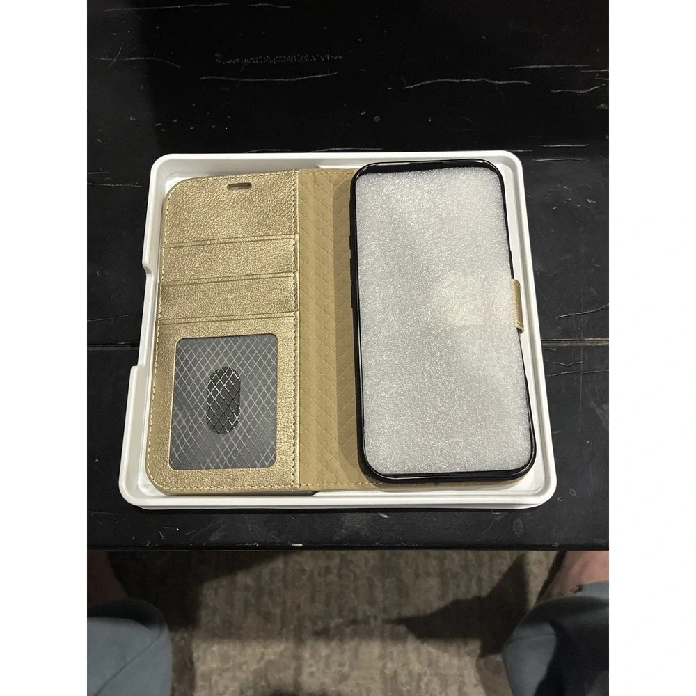 OCASE iPhone 17 Wallet Case PU Leather Flip Folio Case Card Holders RFDI Blocker